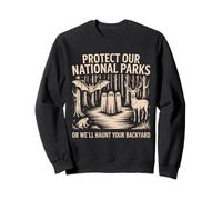 Protege Nuestros Parques Nacionales atormenta a Tus Amantes de la Naturaleza del Patio Trasero Sudadera