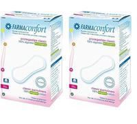 PROTEGE SLIP Farmaconfort Protegeslips Classic Algodón, 30 Unidades (Paquete de 2)