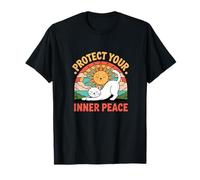 Protege tu diseño de Sol de Gato de Paz Interior Camiseta