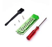 Protege tu SSD M 2 del polvo con una cubierta de disipador de calor de aluminio de diseño eficiente para consolas PS5 Pro/Slim (es verde)