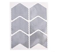 Protege tus paseos nocturnos con calcomanías reflectantes para bicicletas de montaña y carretera, características de seguridad mejoradas