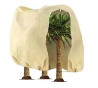 Protege tus plantas en invierno con esta gran funda protectora con tela no tejida, ajuste de cordón (250 x 360 cm)