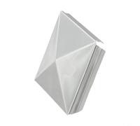 Protege tus postes con una cubierta de poste piramidal galvanizada de acero inoxidable a acero diseñada para mayor durabilidad y uso en exteriores (1 pieza de 60 mm)