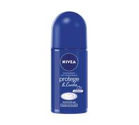 NIVEA Protect & Care Roll-on en pack de 6 (6 x 50 ml), desodorante antitranspirante con el aroma de NIVEA Creme, desodorante roll on con 0% alcohol