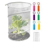 Protegeplantas Anti Animales - Protectores Reutilizables Plegables Con Malla Y Estacas - Protección Contra Animales En Exteriores,para Interior Invierno Heladas Macetas Jardineras Patio