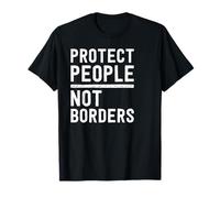 Proteger a las personas, no fronteras, muro antifronterizo Pro In Camiseta