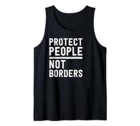 Proteger a Las Personas, no fronteras, Muro antifronterizo Pro In Camiseta sin Mangas