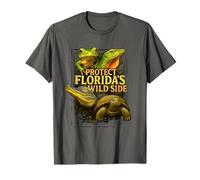 Proteger a los Reptiles y Anfibios nativos del Lado Salvaje de Florida Camiseta