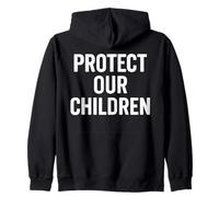 Proteger a Nuestros Hijos: Seguridad, Defensa y Justicia Social Sudadera con Capucha