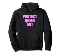 Proteger el Arte Queer Sudadera con Capucha