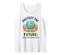 Proteger el Futuro Día de la Tierra Gráfico de Conservación Camiseta sin Mangas