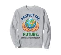 Proteger el Futuro Día de la Tierra Gráfico de Conservación Sudadera