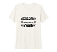 Proteger el Medio Ambiente Respetar la Tierra Sostener el Futuro Camiseta Premium