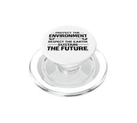 Proteger el Medio Ambiente Respetar la Tierra Sostener el Futuro PopSockets PopGrip para MagSafe