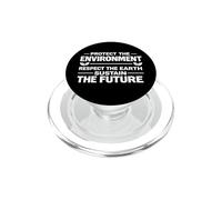 Proteger el Medio Ambiente Respetar la Tierra Sostener el Futuro PopSockets PopGrip para MagSafe