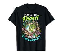 Proteger el Planeta Es Nuestra Responsabilidad Camiseta