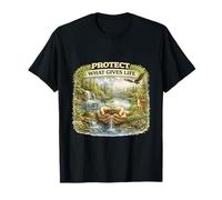 Proteger lo Que da a la Vida Mensaje Camiseta
