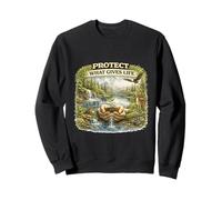 Proteger lo Que da a la Vida Mensaje Sudadera
