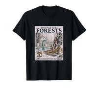 Proteger Nuestros bosques Criaturas críptidas Divertidas Ambiental Camiseta