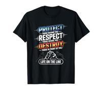 Proteger Respeto Destruir Fútbol Intensidad Vida La Línea Camiseta