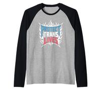 Proteger vidas trans Derechos LGBTQ Abogacía Solidaridad Igual Camiseta Manga Raglan
