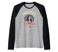 Proteger vidas trans Mujeres trans Transgénero Camiseta Manga Raglan