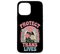 Proteger vidas trans Mujeres trans Transgénero Carcasa para iPhone 13 Pro Max