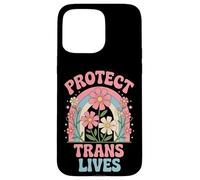 Proteger vidas trans Mujeres trans Transgénero Carcasa para iPhone 15 Pro Max