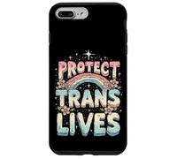 Proteger vidas trans Mujeres trans Transgénero Carcasa para iPhone 7 Plus/8 Plus