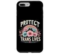 Proteger vidas trans Mujeres trans Transgénero Carcasa para iPhone 7 Plus/8 Plus
