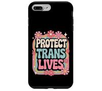 Proteger vidas trans Mujeres trans Transgénero Carcasa para iPhone 7 Plus/8 Plus