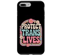Proteger vidas trans Mujeres trans Transgénero Carcasa para iPhone 7 Plus/8 Plus