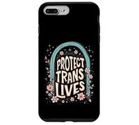 Proteger vidas trans Mujeres trans Transgénero Carcasa para iPhone 7 Plus/8 Plus