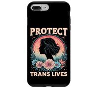 Proteger vidas trans Mujeres trans Transgénero Carcasa para iPhone 7 Plus/8 Plus