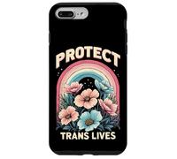 Proteger vidas trans Mujeres trans Transgénero Carcasa para iPhone 7 Plus/8 Plus