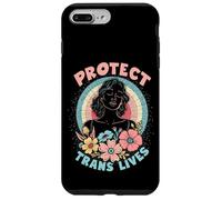 Proteger vidas trans Mujeres trans Transgénero Carcasa para iPhone 7 Plus/8 Plus
