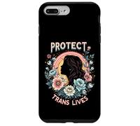 Proteger vidas trans Mujeres trans Transgénero Carcasa para iPhone 7 Plus/8 Plus