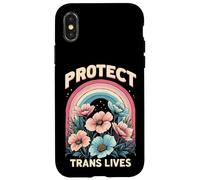 Proteger vidas trans Mujeres trans Transgénero Carcasa para iPhone X/XS