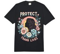 Proteger Vidas Trans Mujeres Trans Transgénero Comfort Colors Adult Heavyweight T-Shirt