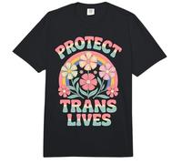 Proteger Vidas Trans Mujeres Trans Transgénero Comfort Colors Adult Heavyweight T-Shirt