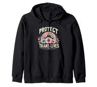 Proteger vidas trans Mujeres trans Transgénero Sudadera con Capucha