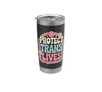 Proteger vidas trans Mujeres trans Transgénero Vaso térmico de acero inoxidable de doble pared