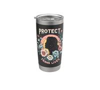 Proteger vidas trans Mujeres trans Transgénero Vaso térmico de acero inoxidable de doble pared