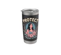 Proteger vidas trans Mujeres trans Transgénero Vaso térmico de acero inoxidable de doble pared