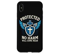 Protegido Ningún daño vendrá Cerca de Cruz Salmo Cristiano 91 Carcasa para iPhone XS MAX