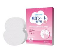 Protegidos Para Las Axilas Del Sudor - 10 Unidades Invisibles Contra El Sudor Y El Malo Olor | 9.5x12.8 Cm Protección Fina Transpirable Para Ropa Absorbente Control Antitranspirante