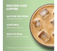 Myprotein Café Helado Proteico Iced Latte | 20 Raciones | 20 g de Proteína por Ración | Solo 111 kcal | Elaborado con Café Real | Cafeína de Origen Natural | Favorece el Mantenimiento Muscular