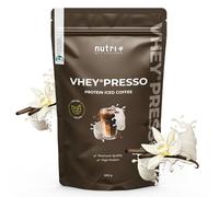 Protein Iced Coffee Vanilla - Vheypresso Café Proteína con Cafeína Sabor Vainilla 800 g - Sin Lactosa + Gluten - Proteínas para la Construcción Muscular