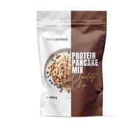 Protein Pancake Mix | Chocolate Chip | Pancake Mix con proteína en polvo de la región para asar una comida rica en proteínas | Producido en Alemania | 400 g | Better Nutrition