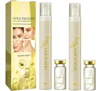 Protein Thread Lifting Set,Soluble Protein Thread and Nano Gold Essence Combination,Absorbable Collagen Thread for Face Lift,Reduce Fine Lines Wrinkle (2pcs)